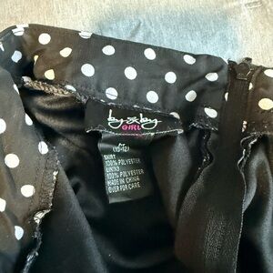 by Xhilaration Girl Black Polka Dot Skirt